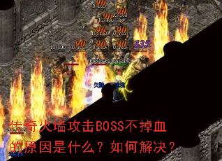 传奇火墙攻击BOSS不掉血的原因是什么?如何解决? 传奇火墙攻击BOSS不掉血的原因是什么?如何解决?