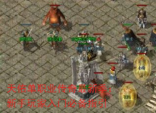 天佑单职业传奇最新季:新手玩家入门必备指引 天佑单职业传奇最新季:新手玩家入门必备指引