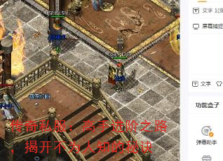 传奇私服:高手进阶之路,揭开不为人知的秘诀 传奇私服:高手进阶之路,揭开不为人知的秘诀