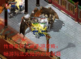 传奇单职业服手游攻略:畅游玛法大陆的必知秘籍 传奇单职业服手游攻略:畅游玛法大陆的必知秘籍