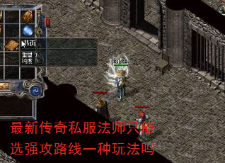 最新传奇私服法师只能选强攻路线一种玩法吗 最新传奇私服法师只能选强攻路线一种玩法吗