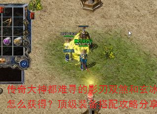 传奇大神都难寻的影刃双煞和玄冰龙魂怎么获得?顶级装备搭配攻略分享? 传奇大神都难寻的影刃双煞和玄冰龙魂怎么获得?顶级装备搭配攻略分享?