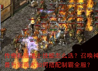 传奇私服道士技能怎么选?召唤神兽与施毒术如何搭配制霸全服? 传奇私服道士技能怎么选?召唤神兽与施毒术如何搭配制霸全服?