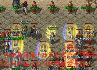 传奇私服道士技能怎么选?召唤神兽与施毒术如何搭配制霸全服? 传奇私服道士技能怎么选?召唤神兽与施毒术如何搭配制霸全服?