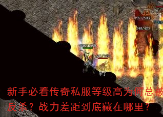 新手必看传奇私服等级高为何总被反杀?战力差距到底藏在哪里? 新手必看传奇私服等级高为何总被反杀?战力差距到底藏在哪里?
