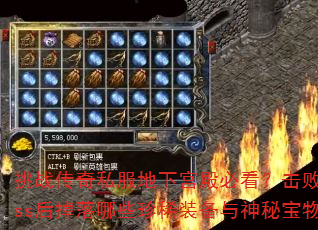 挑战传奇私服地下宫殿必看?击败Boss后掉落哪些珍稀装备与神秘宝物 挑战传奇私服地下宫殿必看?击败Boss后掉落哪些珍稀装备与神秘宝物