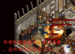 传奇私服刷副本:新手必看,这些细节你注意了吗? 传奇私服刷副本:新手必看,这些细节你注意了吗?
