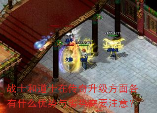 战士和道士在传奇升级方面各有什么优势与劣势需要注意? 战士和道士在传奇升级方面各有什么优势与劣势需要注意?