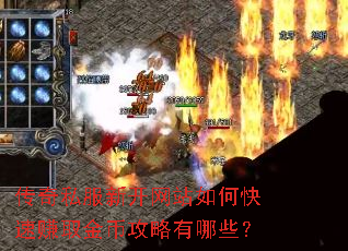 传奇私服新开网站如何快速赚取金币攻略有哪些? 传奇私服新开网站如何快速赚取金币攻略有哪些?