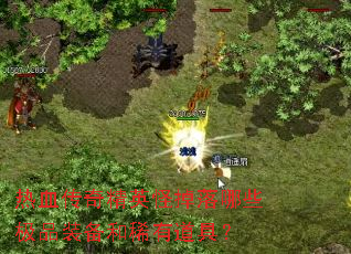 热血传奇精英怪掉落哪些极品装备和稀有道具? 热血传奇精英怪掉落哪些极品装备和稀有道具?