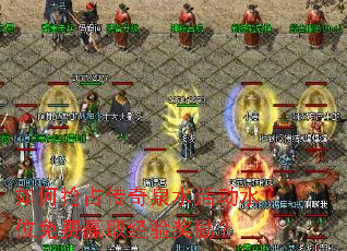 如何抢占传奇泉水活动水位免费赢取经验奖励? 如何抢占传奇泉水活动水位免费赢取经验奖励?