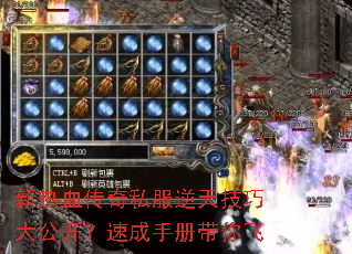 新热血传奇私服逆天技巧大公开?速成手册带你飞 新热血传奇私服逆天技巧大公开?速成手册带你飞