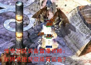 ������Ϸװ���ױ����ԣ���ο��ٻ�ȡϡ��װ����