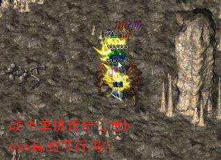 战士单挑传奇任意boss真的可行吗? 战士单挑传奇任意boss真的可行吗?